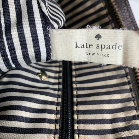 Kate Spade NY Cobble Hill Lielie Shoulder Handbag Brown Pebbled Leather NO Strap - Picture 8 of 9